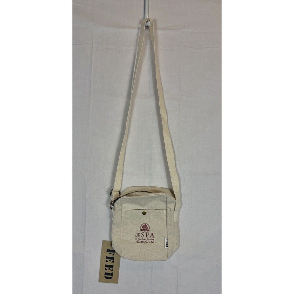 Feed Organic Cotton Canvas Crossbody Bag Spa At Hotel Hershey Chocolate Spa Club